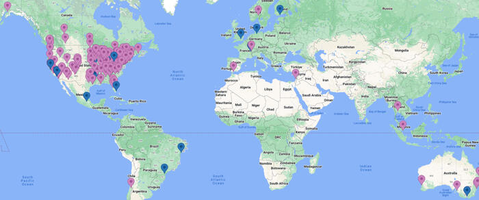 Provider Map World View